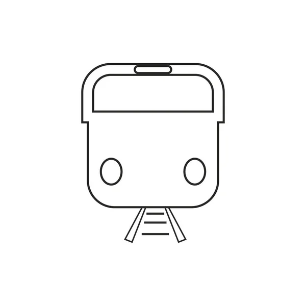 Train Icon Vector Background — Vettoriale Stock