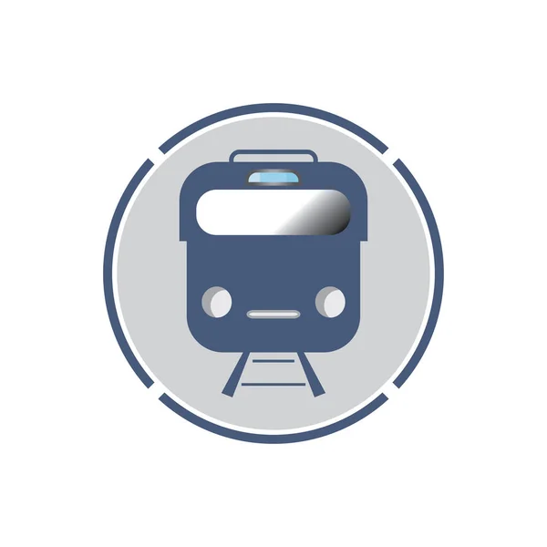 Train Icon Vector Background — Vettoriale Stock