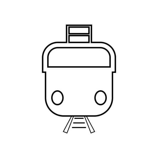 Train Icon Vector Background — Vettoriale Stock