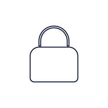 Kadın torba ikon vektör arkaplanı