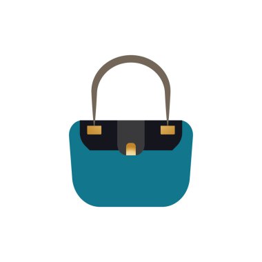 Kadın torba ikon vektör arkaplanı