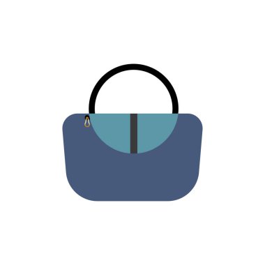Kadın torba ikon vektör arkaplanı