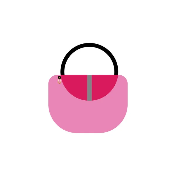 Woman Bag Icon Vector Background — стоковый вектор