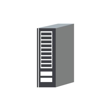 Basit klasör. Ofis dizin ikonu vektörü
