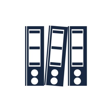 Basit klasör. Ofis dizin ikonu vektörü