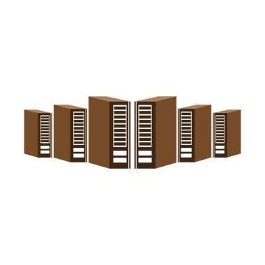 Basit klasör. Ofis dizin ikonu vektörü