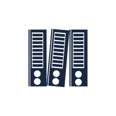 Basit klasör. Ofis dizin ikonu vektörü