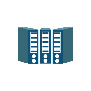 Basit klasör. Ofis dizin ikonu vektörü