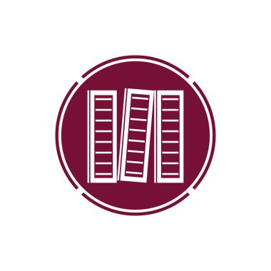 Basit klasör. Ofis dizin ikonu vektörü