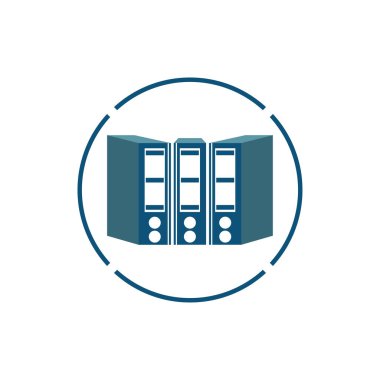 Basit klasör. Ofis dizin ikonu vektörü