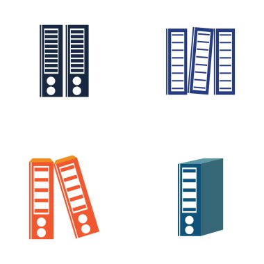 Basit klasör. Ofis dizin ikonu vektörü