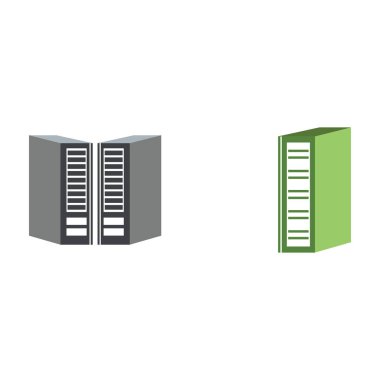 Basit klasör. Ofis dizin ikonu vektörü