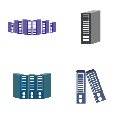 Basit klasör. Ofis dizin ikonu vektörü