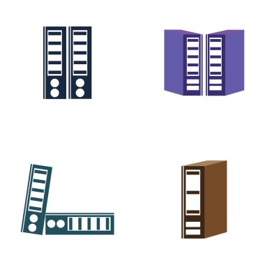 Basit klasör. Ofis dizin ikonu vektörü