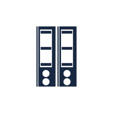 Basit klasör. Ofis dizin ikonu vektörü