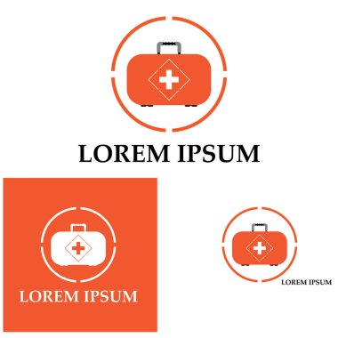 Beyaz arkaplanda ilk yardım simgesi