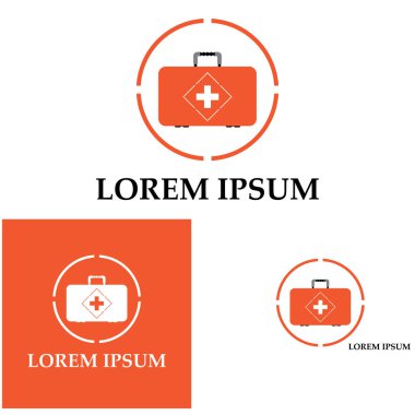 Beyaz arkaplanda ilk yardım simgesi