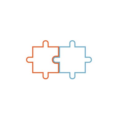 Bulmaca vektör resimleme arkaplanı