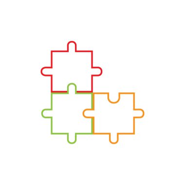 Bulmaca vektör resimleme arkaplanı