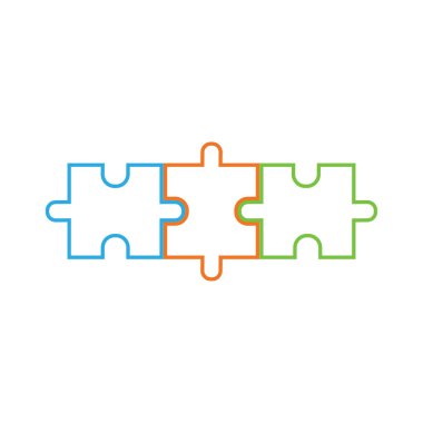 Bulmaca vektör resimleme arkaplanı