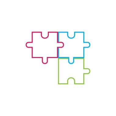 Bulmaca vektör resimleme arkaplanı