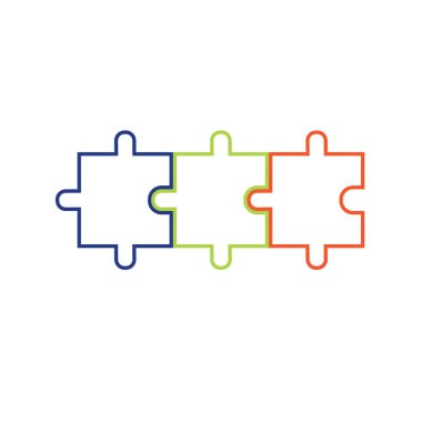 Bulmaca vektör resimleme arkaplanı