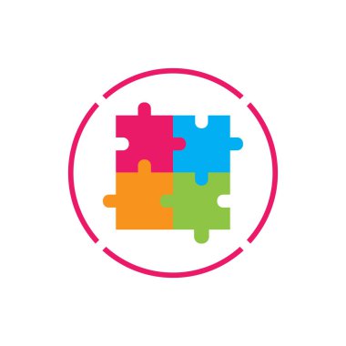 Bulmaca vektör resimleme arkaplanı