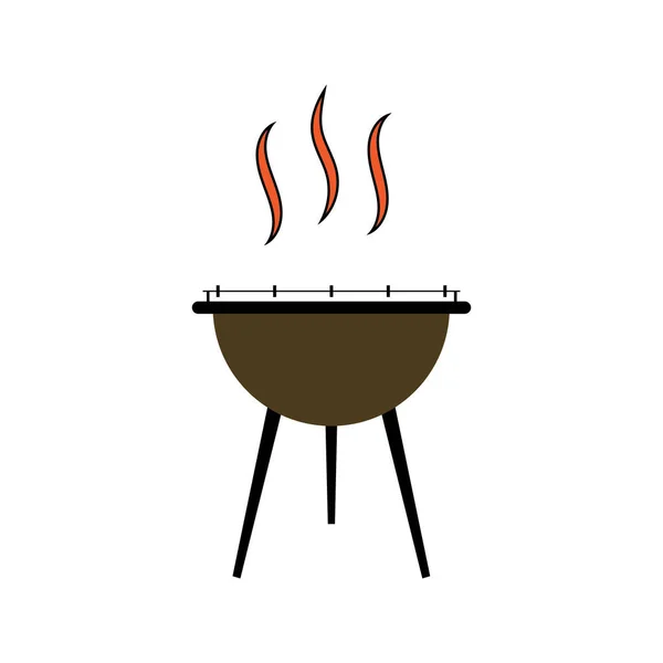 Illustration Vectorielle Icône Barbecue — Image vectorielle