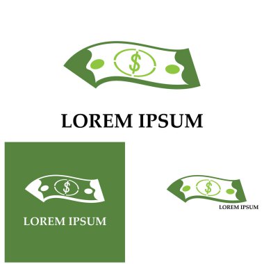 Dolar vektörü simgesi arkaplan şablonu çizimi