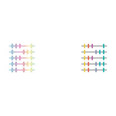 abaküs simgesi vektör arkaplanı