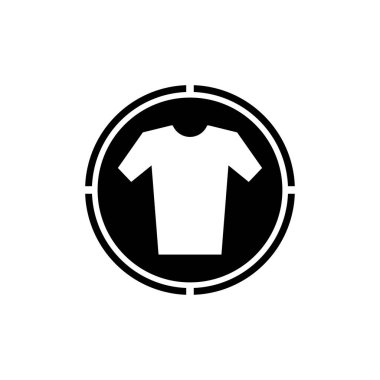 Tshirt Simgesi vektör arkaplanı