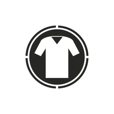 Tshirt Simgesi vektör arkaplanı