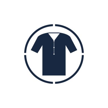 Tshirt Simgesi vektör arkaplanı