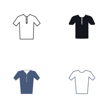 Tshirt Simgesi vektör arkaplanı