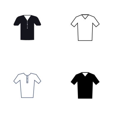 Tshirt Simgesi vektör arkaplanı