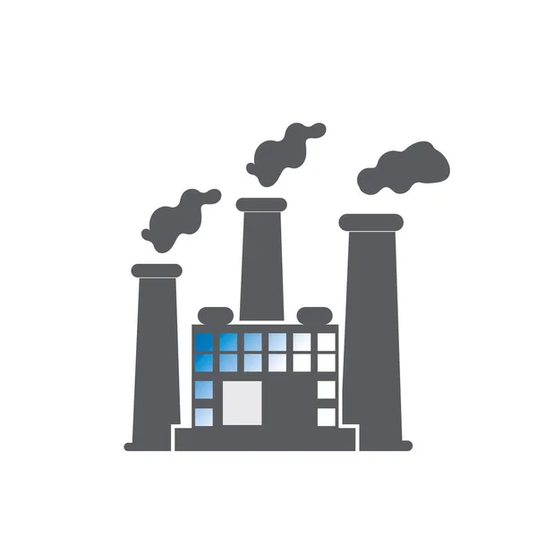 Factory Building Icons Vector — Vector de stock