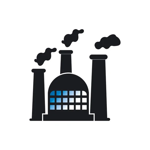 Factory Building Icons Vector — 스톡 벡터