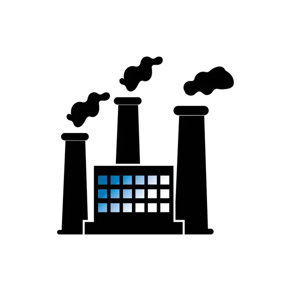 Factory Building Icons Vector — Stockový vektor