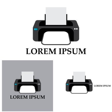 Yazıcı simgesi vektör resmetme arkaplanı