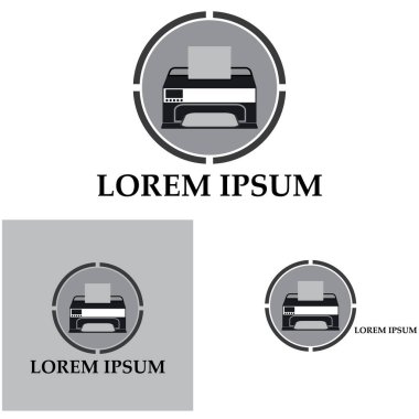 Yazıcı simgesi vektör resmetme arkaplanı