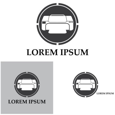 Yazıcı simgesi vektör resmetme arkaplanı