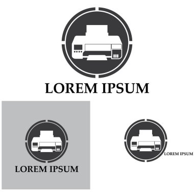 Yazıcı simgesi vektör resmetme arkaplanı