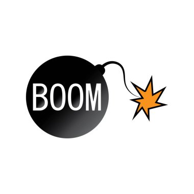 Boom Simge vektör arkaplanı