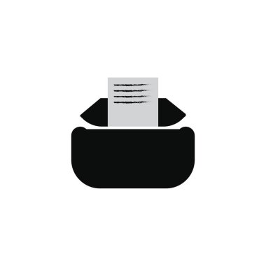 E-posta sembolü vektörü. E- posta satırı simgesi