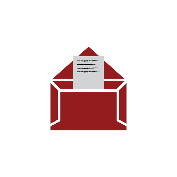 Mail Symbolvektor Postleitzahl Symbol — Stockvektor