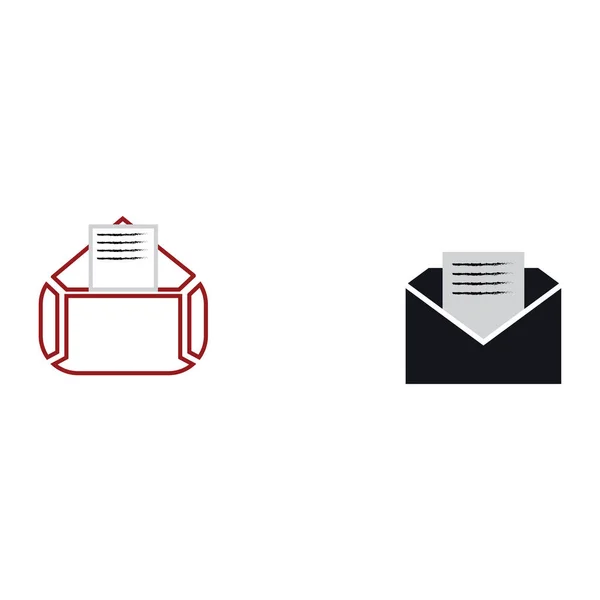Mail Symbolvektor Postleitzahl Symbol — Stockvektor