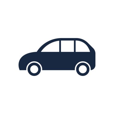 Araba vektörü illüstrasyon simgesi tasarımı