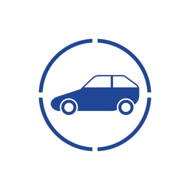 Araba vektörü illüstrasyon simgesi tasarımı