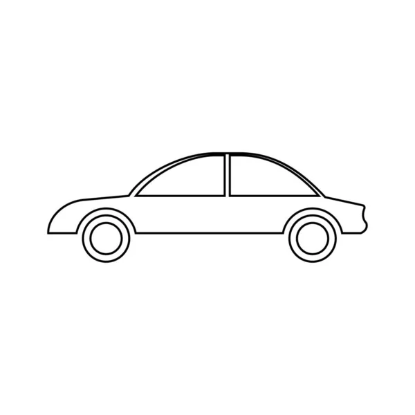 Car Vector Illustration Icon Design — Stockvektor