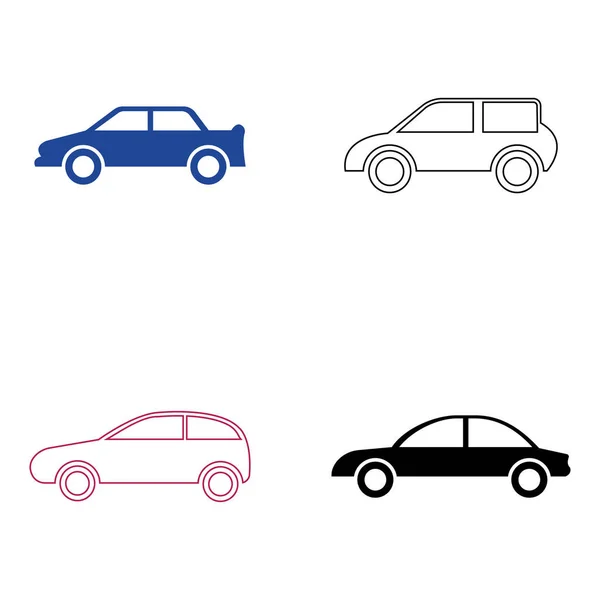 Дизайн Иконки Вектора Автомобиля — стоковый вектор